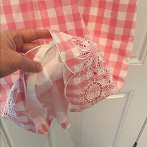 LILLY PULITZER- Pink/WhiteGingham -10 ! Firm price
